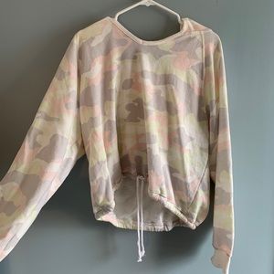 So Lounge Life Camo Sweatshirt